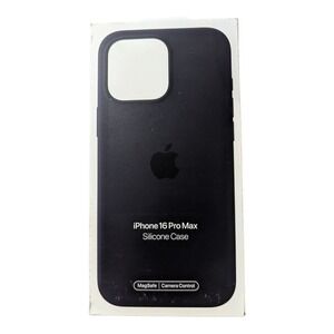 L8. Apple Silicone Case with MagSafe for iPhone 16 Pro‎ Max Black